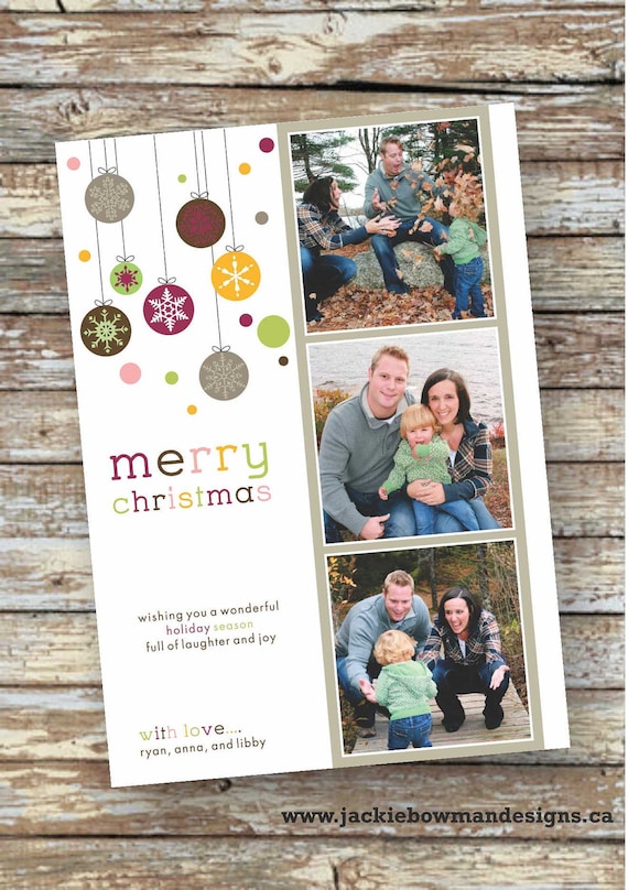 Items similar to Photo Christmas Card / Holiday Card - Printable Digital on Etsy