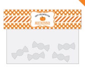 Sweet pumpkin - Personalized DIY printable treat bag label Il_170x135