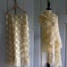 1920s Antique Shawl Wrap Scarf Crocheted Intricate Design One Size Fits All
