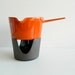 Copco Michael Lax Cast Iron Enamel Pot Warming Pot with Stand