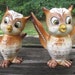 Vintage Owl Salt and Pepper Shakers