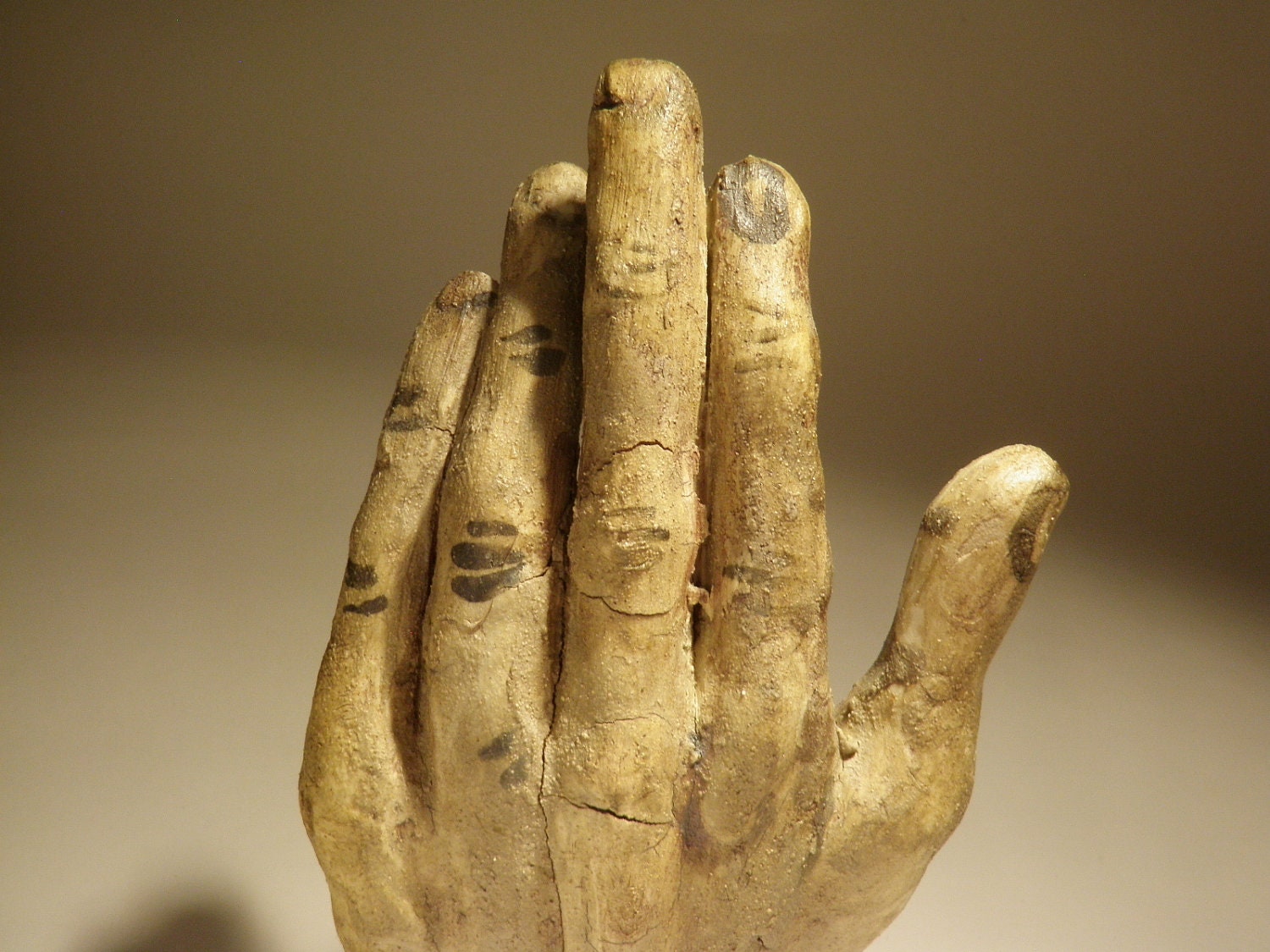 Ceramic Left Hand Sculpture Decorative Figure Art Fragment