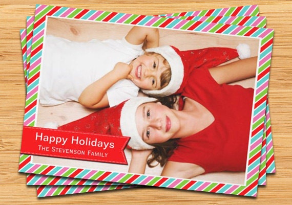 Christmas Holiday Photo Card Il_570xn
