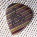 Treble and Bass Clef Heart - Custom Laser Engraved Dymondwood Handmade Premium Guitar Pick