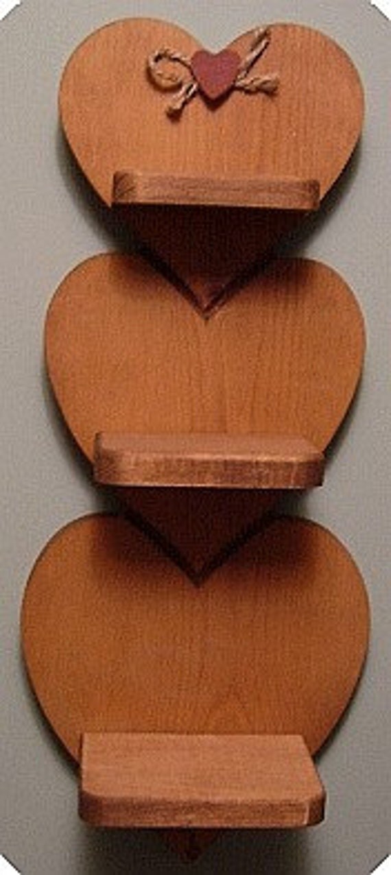 Shelf Triple Heart