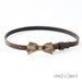 LAST IN STOCK Girl's Bow Belt- Chocolate Brown 12-24 mo