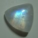 Blue Rainbow Moonstone Smooth Trillion Cabochon - 14x7.5 - D9-6