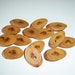 14 Handmade plum wood buttons, accessories