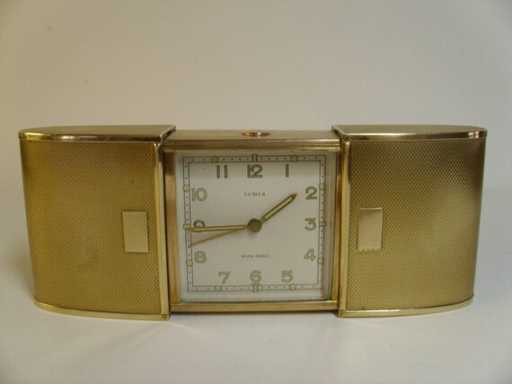 vintage semca travel clock