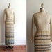 Vintage 1970s designer maxi dress