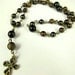 Anglican Prayer Beads--Blue Tiger Eye and Bronzite