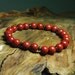 Determination - Red Jasper Beaded Meditation Stretch Bracelet