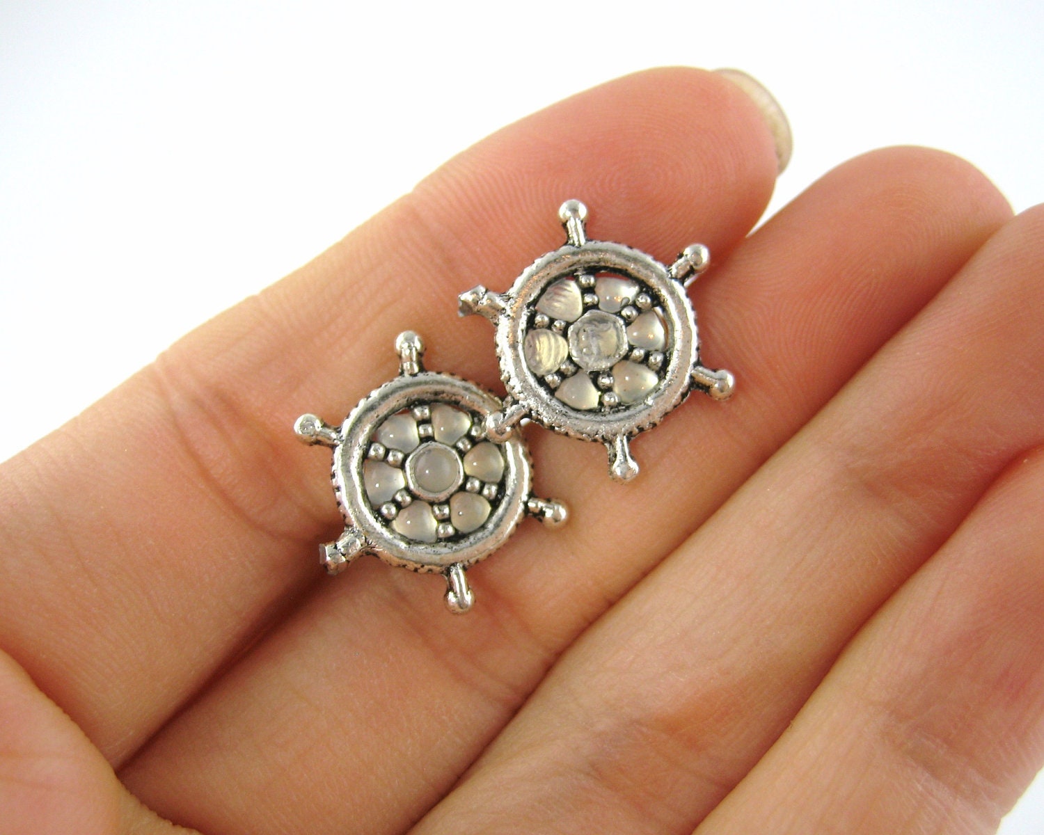 Nautical Cuff Links Ship Cufflinks Sailboat Cufflinks