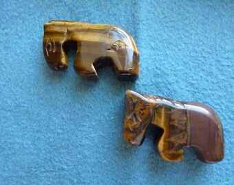 SALE!! Bead, Tigereye, Gemstones, Natural, 24x13mm, Carved Horse, Pkg Of 1 SALE!!