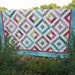 Handmade Quilt, Patchwork Quilt, Wall Quilt, Lap Quilt, Geometric