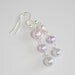 Pastel freshwater pearl earrings, Iris