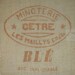 Burlap GRAIN Sack Flour Bag 2 Printed PANELS FRENCH rustic and authentic