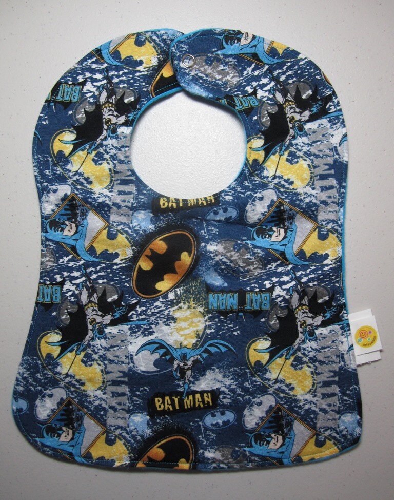 DC Comics Batman Snap Baby Bib Baby Boy or Gender