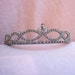 Vintage tiara rhinestone bridal Audrey Hepburn designer hair accessory with provenance (AAE)