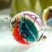 Swirl Fantasy Lampwork Focal made by Caroline Dousi (SRA)