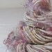 RESERVED for Metalgirl Handspun Art Yarn Corespun Sheeping Beauties 'Tea Rose'