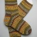 hand knit mens wool socks, UK 8-10 US 9-11