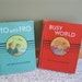 2 Antique School Reader Books