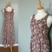 Vintage FLORAL Sun Dress with Corset Back - Women Medium - Early 90s