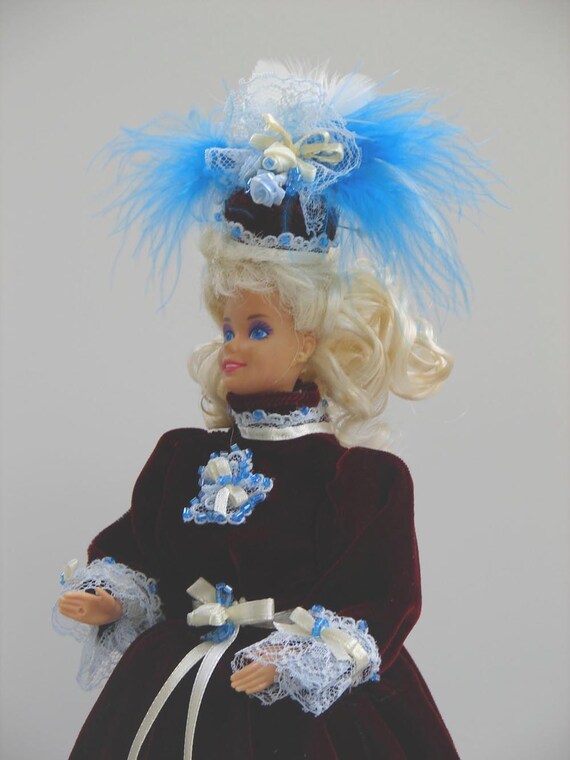 Victorian Ice Skating Dress for Barbie