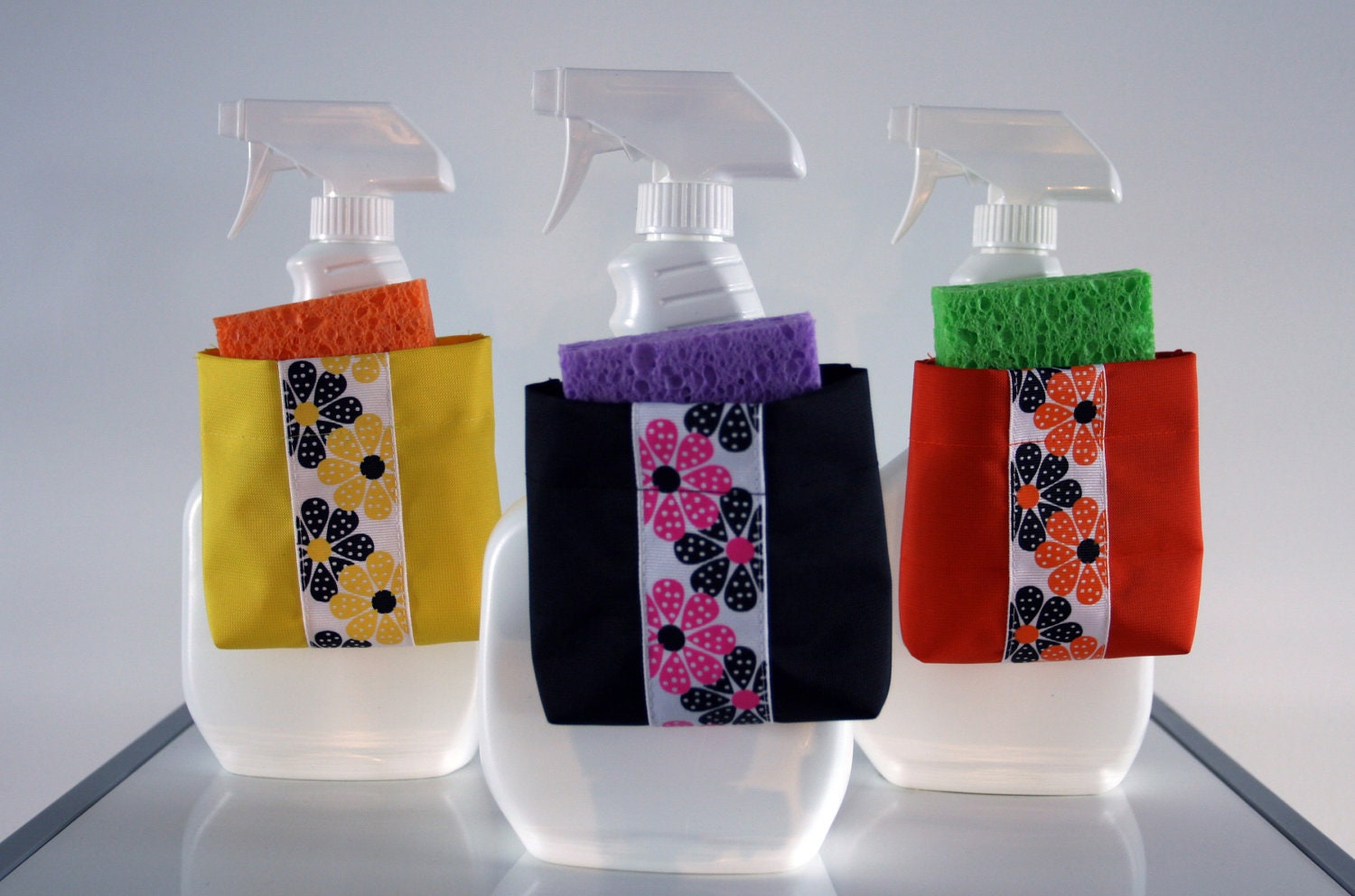 3 Spray Bottle Holsters by cheldomesticgoodies on Etsy