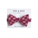 Mulberry Plaid (bow tie)