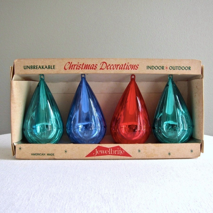 Vintage Christmas Ornaments by Jewel Brite by BarkingSandsVintage
