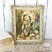 Vintage Framed Art-Faux Oil-Shabby