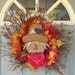 Fall Wreath - Fall Door Wreath - Wreath for Fall - Fall Scarecrow Wreath