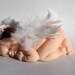 Miniature clay baby angel