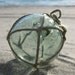 Japanese Glass Fishing Float - 2.5" Diameter, Original Net