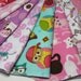 Reusable Cloth Wipes - 10 Girls Mixed Prints Set - Eco Friendly