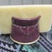 En Tool Sponge Holder Cell Phone Holder Letter Kitchen Handmade Pottery Ceramics Napkin Holder Stoneware Clay Grape