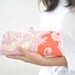 Sandlewood in Tangerine -- X Large Clutch-- Ready to Ship