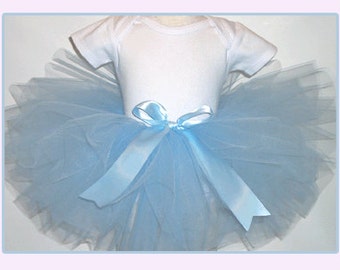 sky blue tutu skirt