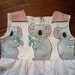 Koala bear little girl toddler dress repurposed bed sheet - cute party dress