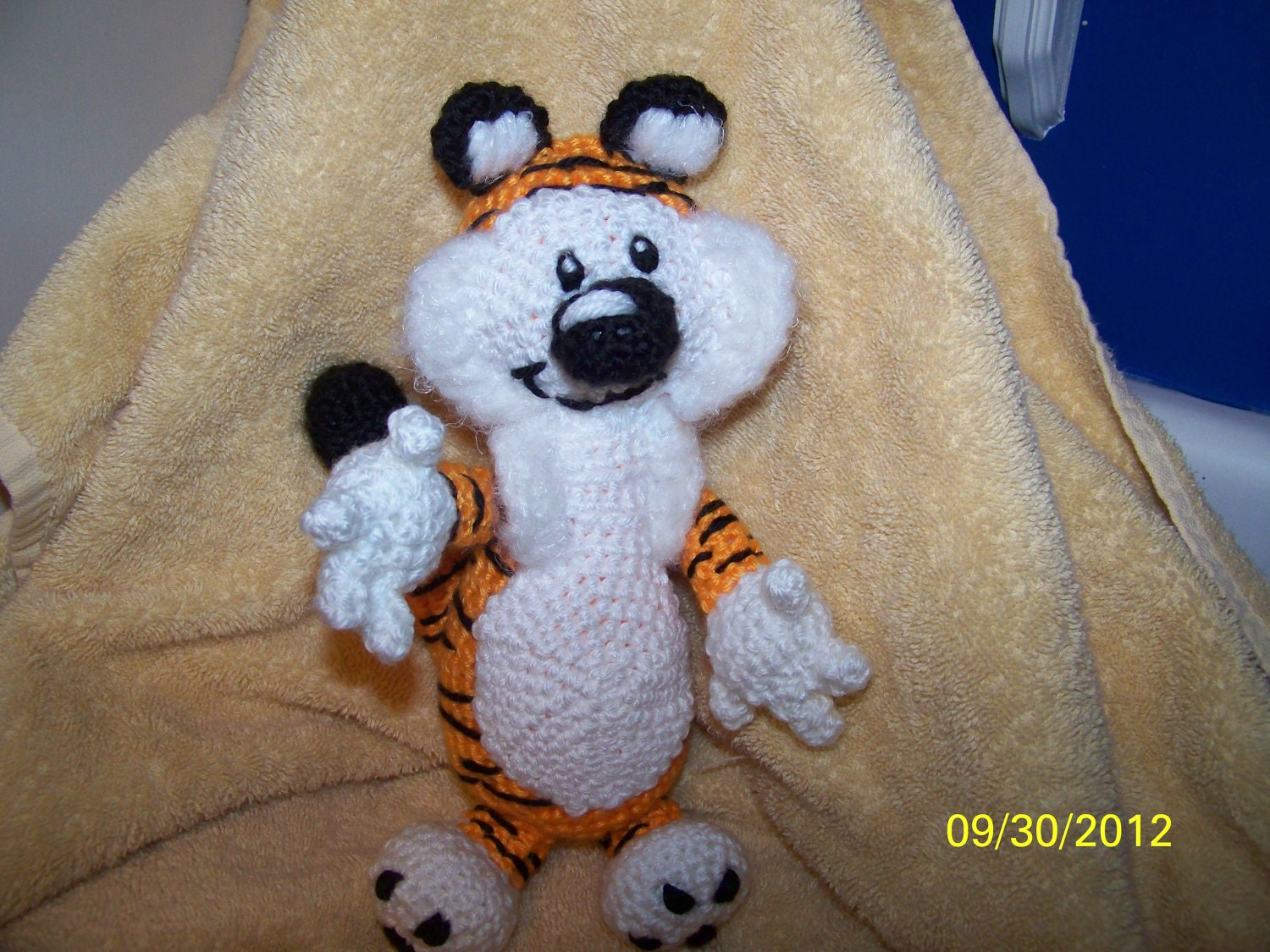 crochet hobbes tiger