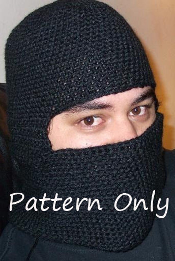 crochet mask pattern turtle ninja balaclava, Ninja Mask riding hood Pattern Crochet