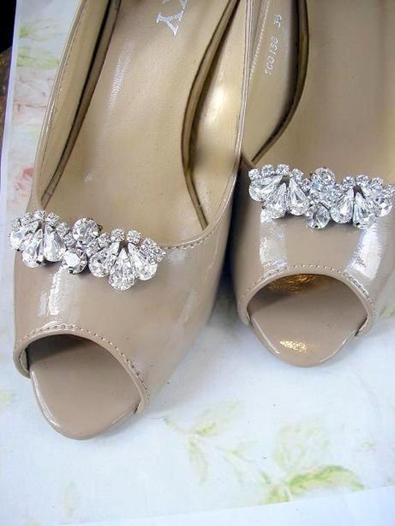 Bridal Shoe Clips Crystal Rhinestone Shoe Clips wedding Shoe