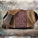 Leather Camera Bag - Burgundy Tapestry Medium DSLR - Pre-Order