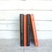 Black, Orange Halloween Books Instant Library Book Collection By Color Vintage Decorative Books Photography Props Modern Vintage