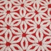 Red Daisy Hofmann Vintage Chenille Bedspread Fabric - 34 by 21 Inches