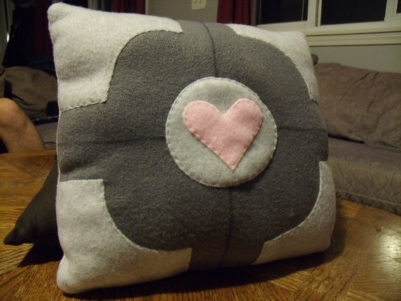 companion cube pillow