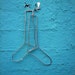 really cool Wir Drir chrome sock forms -- industrial vintage nylon stretchers