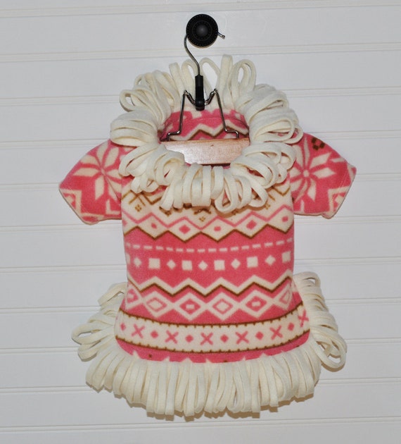 Small Dog FLEECE SWEATER PATTERN Dog Clothes by StitchwerxDesigns